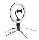 Превью-изображение №2 для товара «Кольцевая лампа Baseus Live Stream Holder-table Stand (10-inch Light Ring)Black»