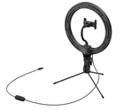 Превью-изображение №3 для товара «Кольцевая лампа Baseus Live Stream Holder-table Stand (10-inch Light Ring)Black»