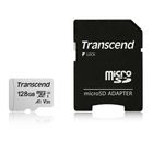 Превью-изображение №1 для товара «Карта памяти Transcend microSDXC Class 10 128 ГБ TS128GUSD300S-A+adapter»