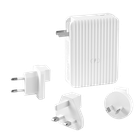Превью-изображение №1 для товара «Универсальное Зарядное Устройство Momax Q.Power 65W Plug GaN Charger White»