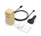 Превью-изображение №1 для товара «Автомобильное зу AUKEY 4-Port 54W Car Chargerr + кабель Micro USB»