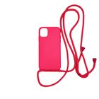 Превью-изображение №2 для товара «Чехол iTech со шнурком для iPhone 11 Pro Розовый яркий»