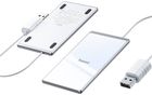 Превью-изображение №3 для товара «Беспроводная индукционная зарядка Baseus Card Ultra-thin White Wireless Charger»