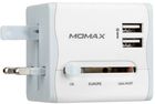 Превью-изображение №3 для товара «Универсальное зарядное устройство Momax 1-World Dual USB AC Travel Adapter UA4W»