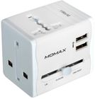 Превью-изображение №1 для товара «Универсальное зарядное устройство Momax 1-World Dual USB AC Travel Adapter UA4W»