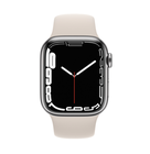 Превью-изображение №2 для товара «Apple Watch Series 7 41mm Silver Stainless Steel Case with Starlight Sport Band (GPS+CEL)»