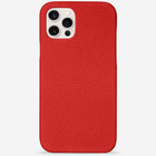 Превью-изображение №2 для товара «Чехол для тиснения кожаный для iPhone 12/12 Pro Красный»