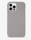 Превью-изображение №1 для товара «Чехол для тиснения кожаный для iPhone 13 Pro Max Серый»