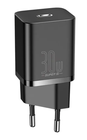 Превью-изображение №1 для товара «Адаптер Baseus Super Si quick charger 1C 30W EU Black»