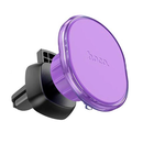 Превью-изображение №1 для товара «Автомобильный держатель Hoco H1 magnetic car holder Air outlet Purple»