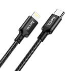 Превью-изображение №1 для товара «Кабель Hoco X14 Double speed PD charging data cable for iP Black 1m»