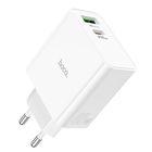 Превью-изображение №4 для товара «Адаптер Hoco C113A Awesome PD65W dual port USB+Type-C White»