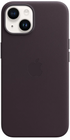 Превью-изображение №1 для товара «Чехол iTech Leather Premium Magsafe для iPhone 15 Plus Dark purple»