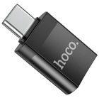 Превью-изображение №1 для товара «Переходник Hoco UA17 Type-C male to USB female USB3.0 adapter Black»
