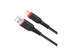 Превью-изображение №1 для товара «Кабель Hoco x59 Victory charging cable USB to lightning Black 1m»