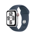 Превью-изображение №1 для товара «Apple Watch SE (2023) 40mm Silver Aluminum Case With Storm Blue Sport Band (GPS) S/M»
