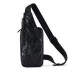 Превью-изображение №1 для товара «Сумка кожаная Xiaomi Vegetable Tanned Leather Vertical Chest Bag Black»