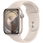 Превью-изображение №1 для товара «Apple Watch Series 9 45mm Starlight Aluminium Case with Starlight Sport Band (GPS) M/L»