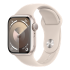 Превью-изображение №1 для товара «Apple Watch Series 9 41mm Starlight Aluminium Case with Starlight Sport Band (GPS) S/M»