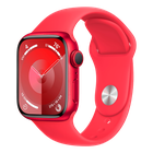 Превью-изображение №1 для товара «Apple Watch Series 9 41mm (PRODUCT)RED Aluminium Case with Red Sport Band (GPS) S/M»