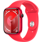 Превью-изображение №1 для товара «Apple Watch Series 9 45mm (PRODUCT)RED Aluminium Case with Red Sport Band (GPS) M/L»