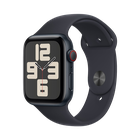 Превью-изображение №1 для товара «Apple Watch SE (2023) 44mm Midnight Aluminum Case With Midnight Sport Band (GPS) S/M»