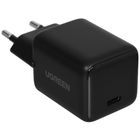 Превью-изображение №1 для товара «Адаптер UGREEN X513 30W USB-C GaN Fast Charger EU (Черный)»
