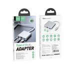 Превью-изображение №5 для товара «Многофункциональный 3-in-1 Type-C Adapter Hoco HB14»