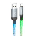 Превью-изображение №1 для товара «Кабель Hoco U112 Shine charging data cable for iP Gray 1m»
