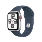 Превью-изображение №1 для товара «Apple Watch SE (2023) 40mm Silver Aluminum Case With Denim Sport Band (GPS) S/M»