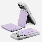Превью-изображение №1 для товара «Кошелёк-подставка Magsafe MOFT Snap Field Wallet Peony (Сиреневый)»