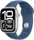 Превью-изображение №1 для товара «Apple Watch Series 10 42mm Silver Aluminium Case with Denim Sport Band (GPS) M/L»