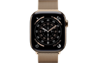 Превью-изображение №2 для товара «Apple Watch Series 11 42mm Gold Titanium Case with Gold Milanese Loop (GPS+ CEL)»