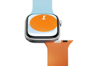 Превью-изображение №4 для товара «Ремешок магнитный двусторонний Apple Watch 40-42mm MOFT Snap Duo Голубой + Оранжевый»