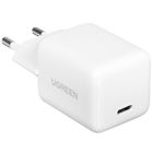 Превью-изображение №1 для товара «Адаптер UGREEN X513 30W USB-C GaN Fast Charger EU (Белый)»