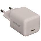 Превью-изображение №1 для товара «Адаптер UGREEN X513 30W USB-C GaN Fast Charger EU (Розовый)»