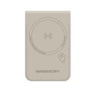 Превью-изображение №3 для товара «Кардхолдер-подставка Magssory Geotag Magnetic Flip Wallet с Find My Айвори»