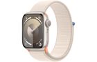 Превью-изображение №1 для товара «Apple Watch Series 9 41mm Starlight Aluminium Case with Starlight Sport Loop (GPS)»