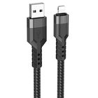 Превью-изображение №1 для товара «Кабель USB HOCO U110 USB - Lightning, 2.4А, 1.2m черный»