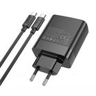 Превью-изображение №3 для товара «Адаптер Hoco C127A Intelligent PD45W 3 USB+Type-C Charger Black»
