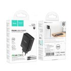Превью-изображение №5 для товара «Адаптер Hoco C127A Intelligent PD45W 3 USB+Type-C Charger Black»