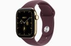 Превью-изображение №2 для товара «Apple Watch Series 12 42mm Radiant Gold Titanium Case with Burgundy Sport Band (GPS+Cellular) M/L»