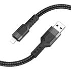 Превью-изображение №2 для товара «Кабель USB HOCO U110 USB - Lightning, 2.4А, 1.2m черный»