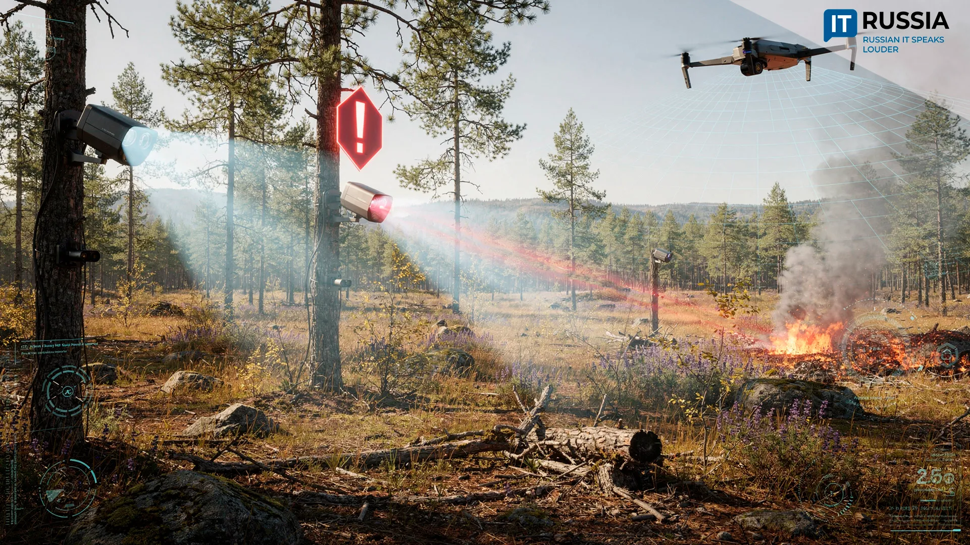 More Than 100 Cameras Track Wildfire Risk in Zabaykalsky Krai