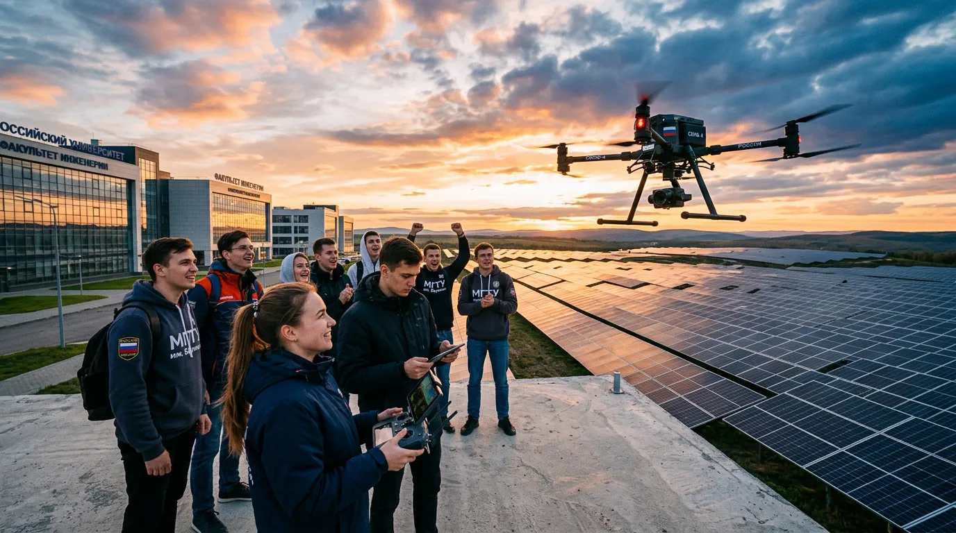 Photo - Russian University Develops Drone Systems to Lay Groundwork for Digital Energy