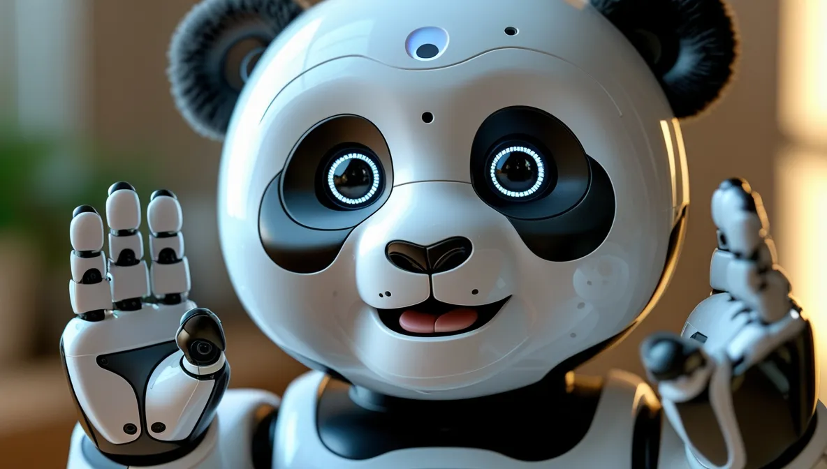 Photo - Student’s Robot Panda Uses AI to Teach Sign Language in Russia