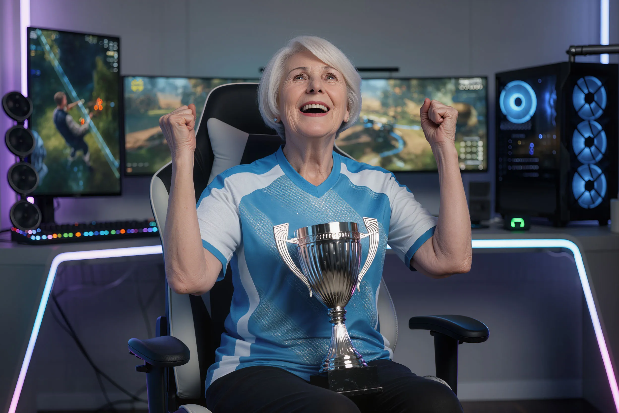 Photo - Esports Has No Age Limit: A 77-Year-Old Russian Streamer Wins an International Gaming Award