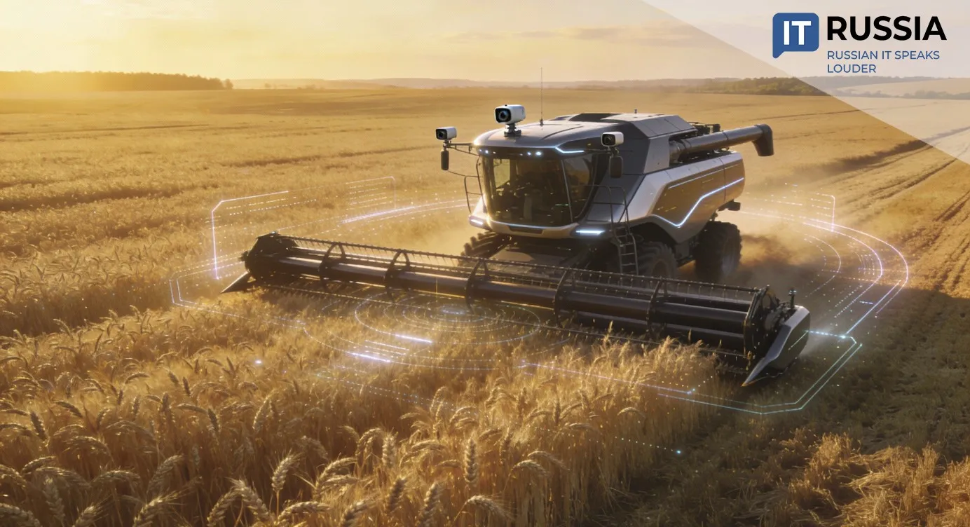 Russian Combine Harvesters Will Operate Without Human Operators