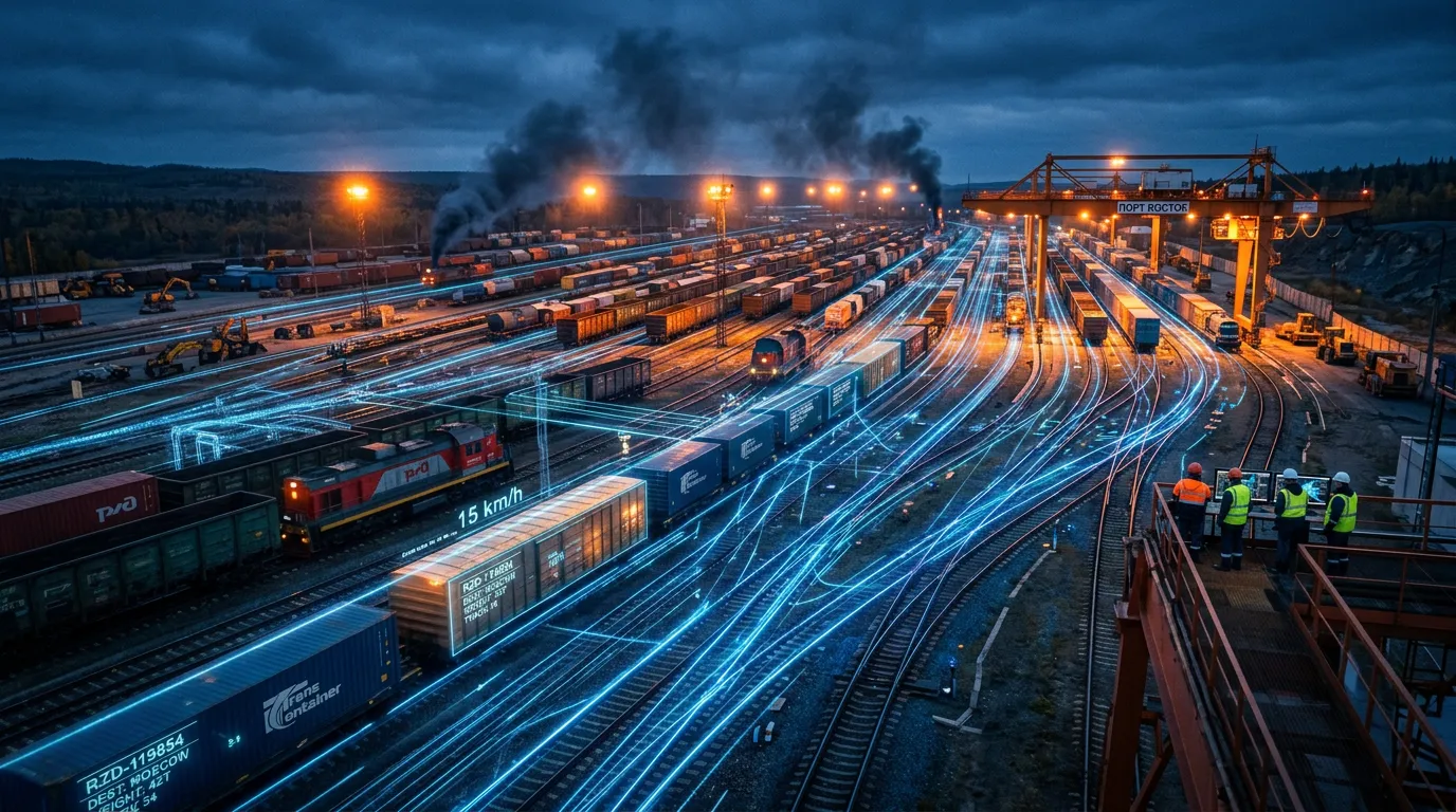 Photo - Digital Twin for Marshalling Yard Reshapes Rail Logistics