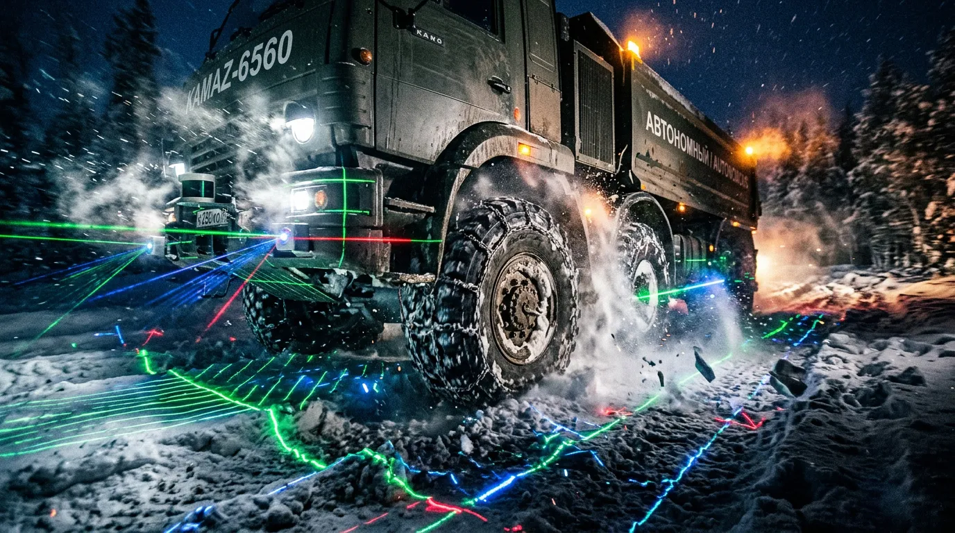 Photo - Autonomous Trucks Push Into the Arctic